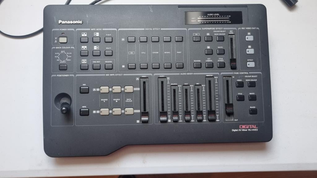 Panasonic WJ-AVE5 Digitale Audio Video Mixer Vintage, Ophalen