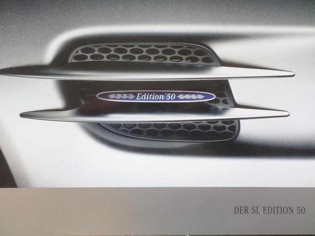 Brochure de l'édition Mercedes SL 50 - ALLEMAND, Livres, Autos | Brochures & Magazines, Mercedes, Enlèvement ou Envoi