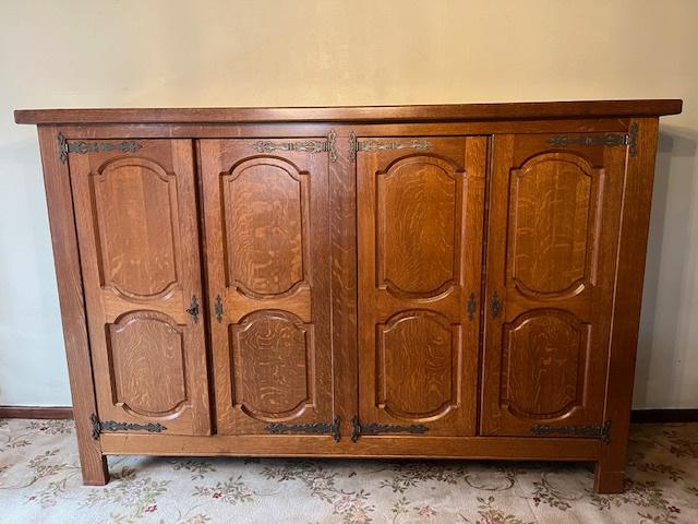 dressoir, Ophalen, Gebruikt, Rustiek / Landelijk, Eikenhout