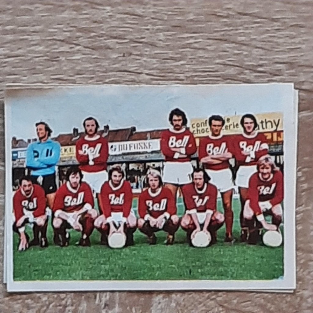 voetbalplaatje FC Antwerp Belgie jaren 70, Verzamelen, Verzenden, Gebruikt, Poster, Plaatje of Sticker