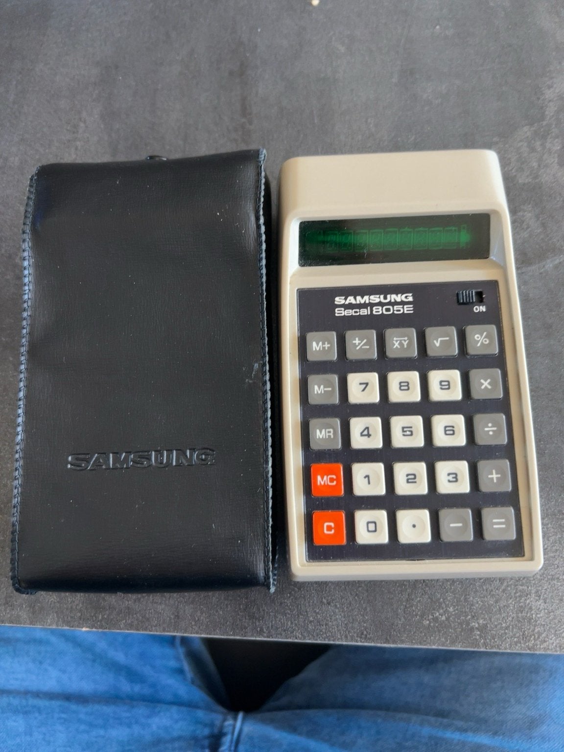 Vintage rekenmachine 1975, Collections, Appareils électroniques, Enlèvement, Ordinateurs et Machines à calculer