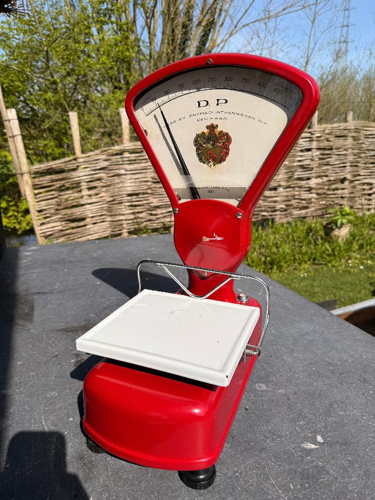 Vintage weegschaal, Ophalen, Minder dan 50 cm, Gebruikt, Minder dan 100 cm