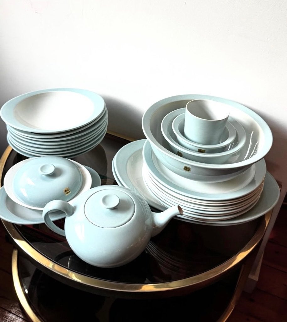 Fris Edam pastelblauw servies, Antiek en Kunst, Ophalen