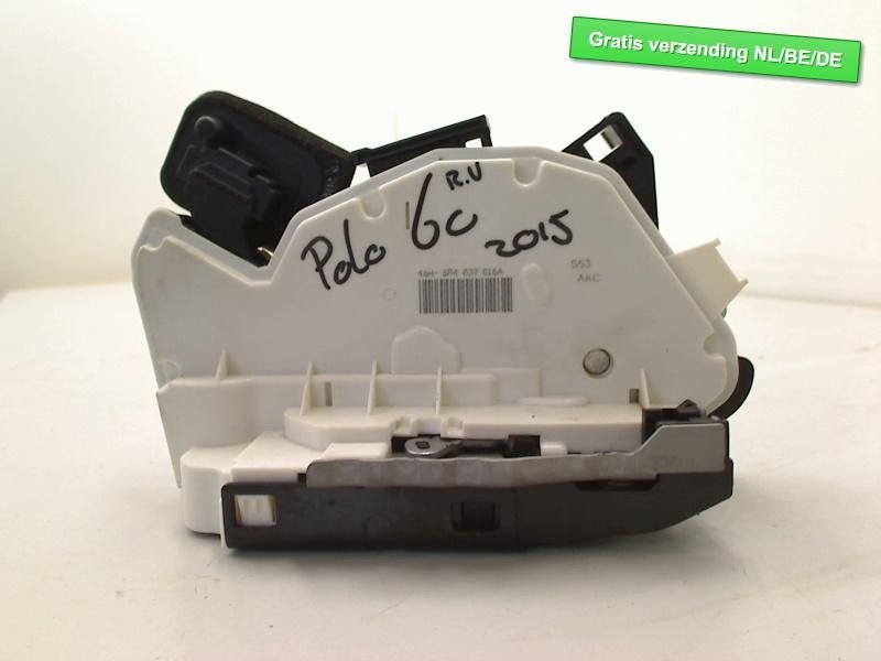 SERRURE DE PORTE AVANT DROITE Polo V (6R) (6R4839016A), Autos : Pièces & Accessoires, Volkswagen, Volkswagen AG, Utilisé, Kundenbetreuung@volkswagen.de