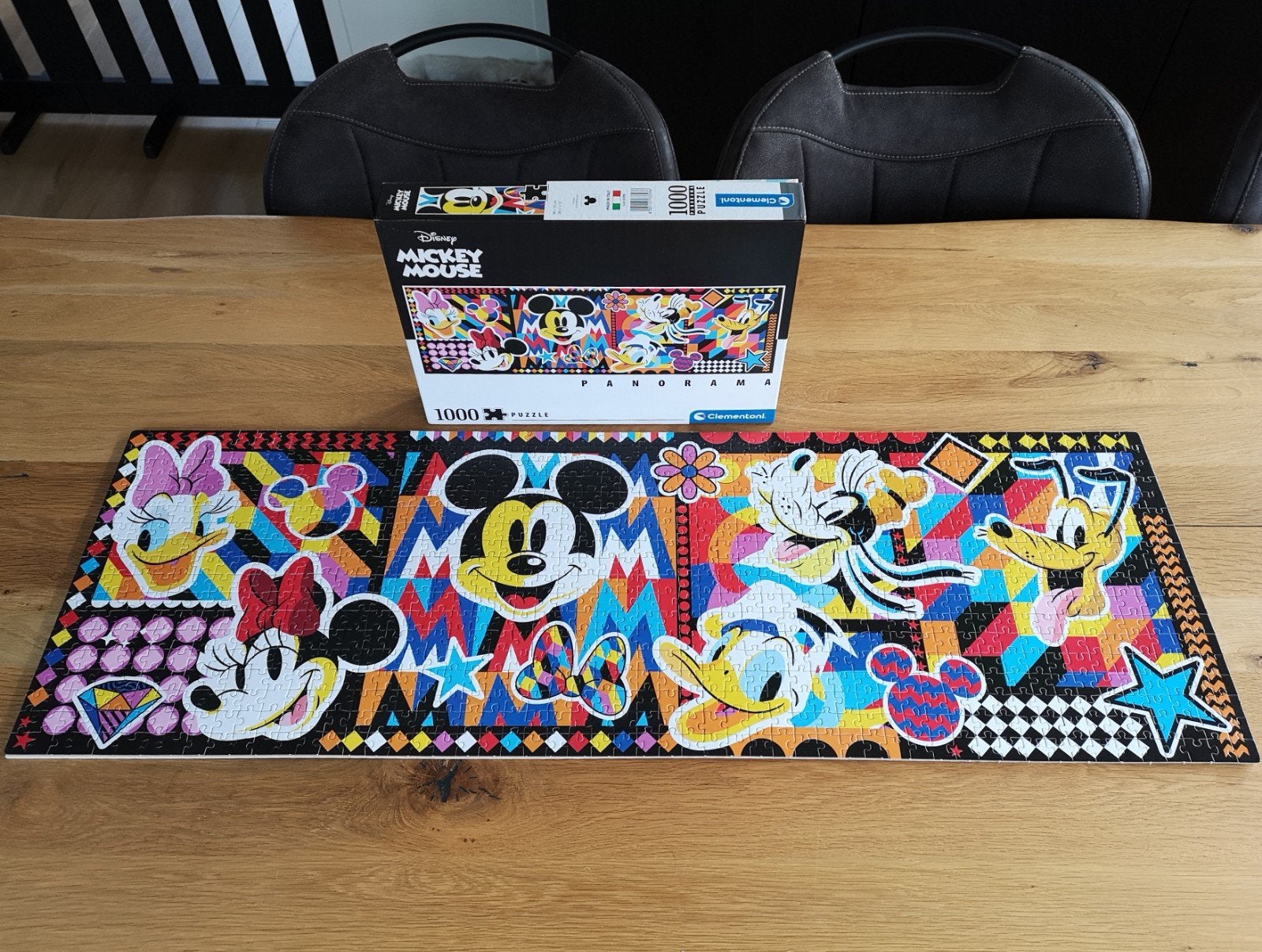 Panorama puzzel Mickey Mouse, Enlèvement