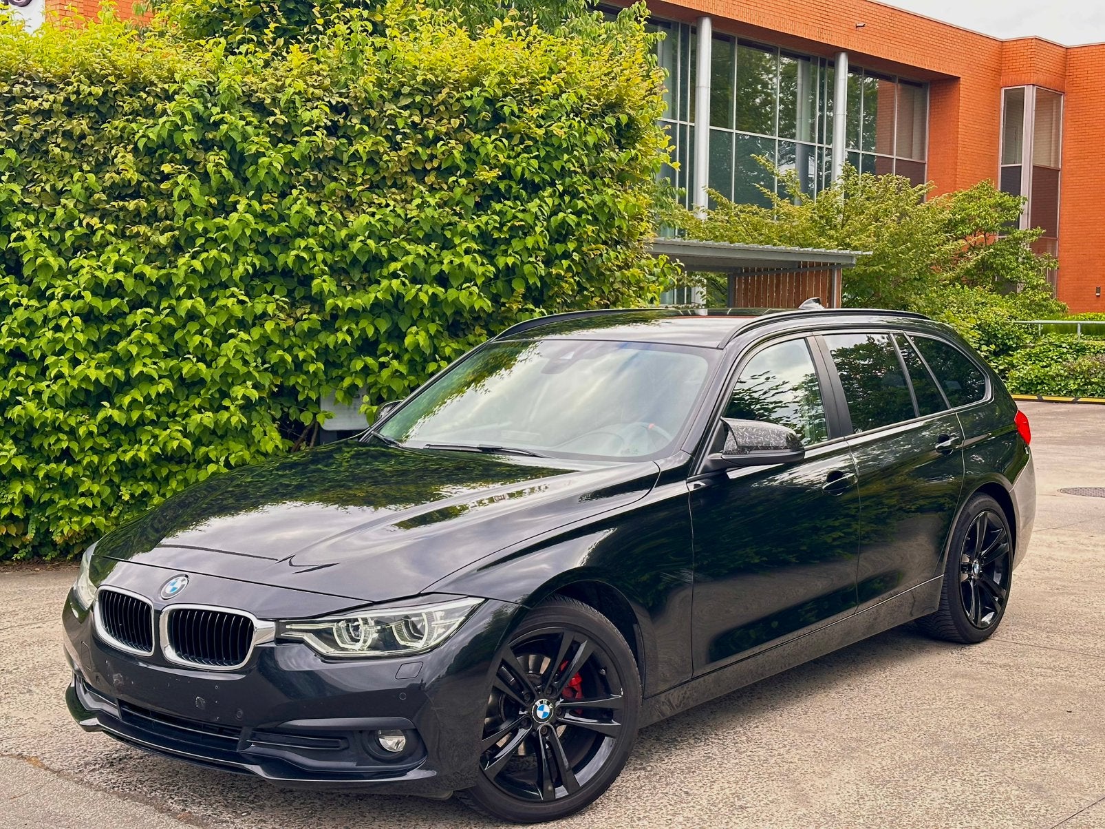Bmw 316D, Auto's, Automaat, Zwart, Multifunctioneel stuurwiel, 5 deurs