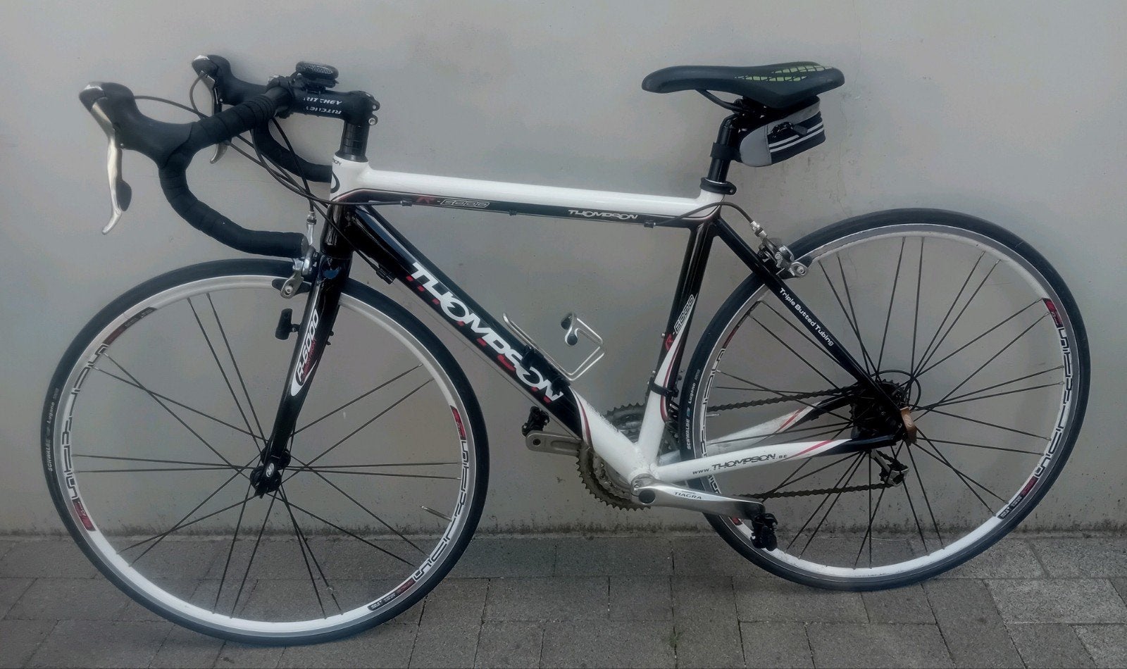 Koersfiets Thompson R6000 28inch 3x9speed Tiagra maat 49cm🚴, Fietsen en Brommers, Gebruikt, Velgrem, Versnellingen, 49 tot 53 cm