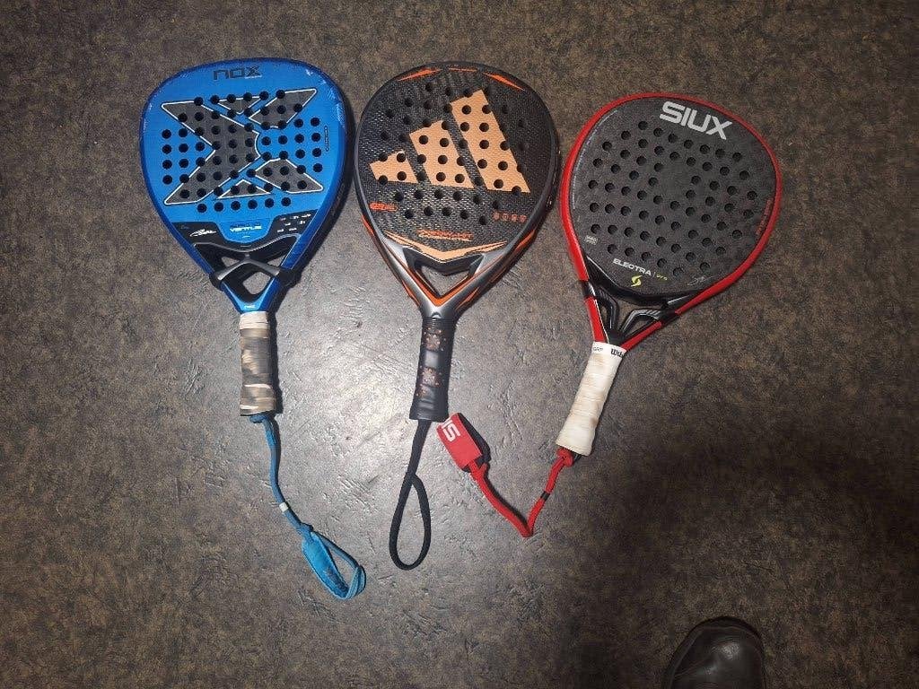 3 padel rackets te koop, Ophalen, Zo goed als nieuw, Padelracket