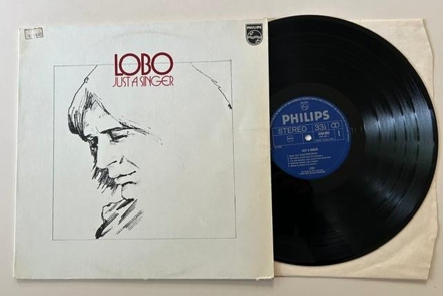 LP LOBO - JUST A SINGER - POPMUSIC - COVERS, Cd's en Dvd's, Fotohoes, Ophalen of Verzenden, Zo goed als nieuw, 12 inch