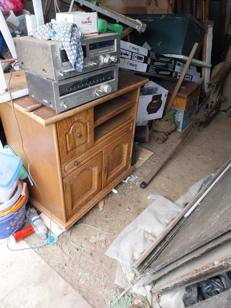 gratis tv kastje, Huis en Inrichting, Kasten |Televisiemeubels, Ophalen, Gebruikt, 100 tot 150 cm, Eikenhout