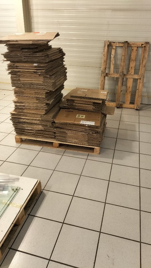 karton dozen, Ophalen, Gebruikt