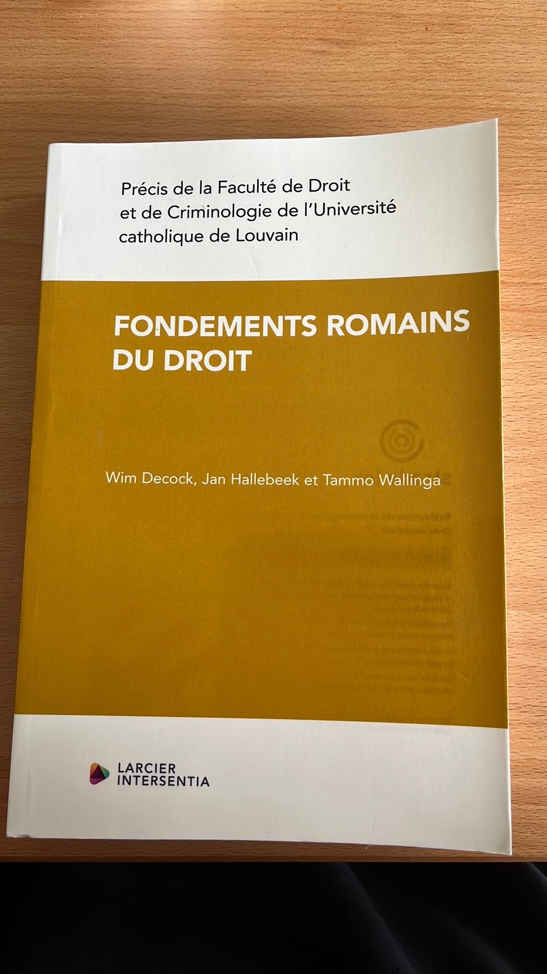 Fondements romains du Droit, Enlèvement, Comme neuf