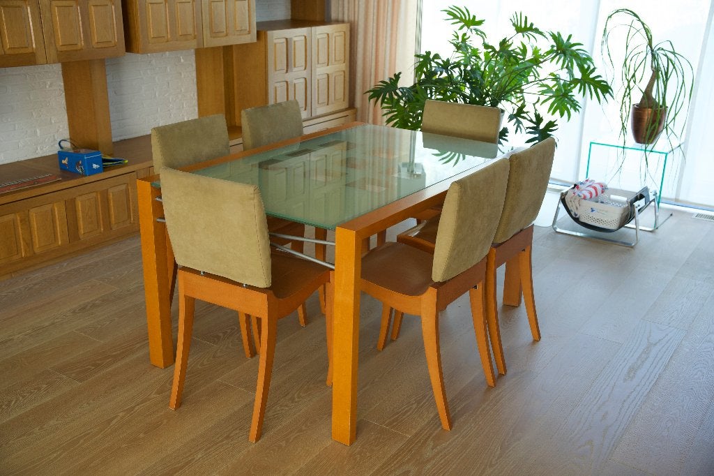 Table et chaises Ligne Roset, Enlèvement, Cinq personnes ou plus, Rectangulaire
