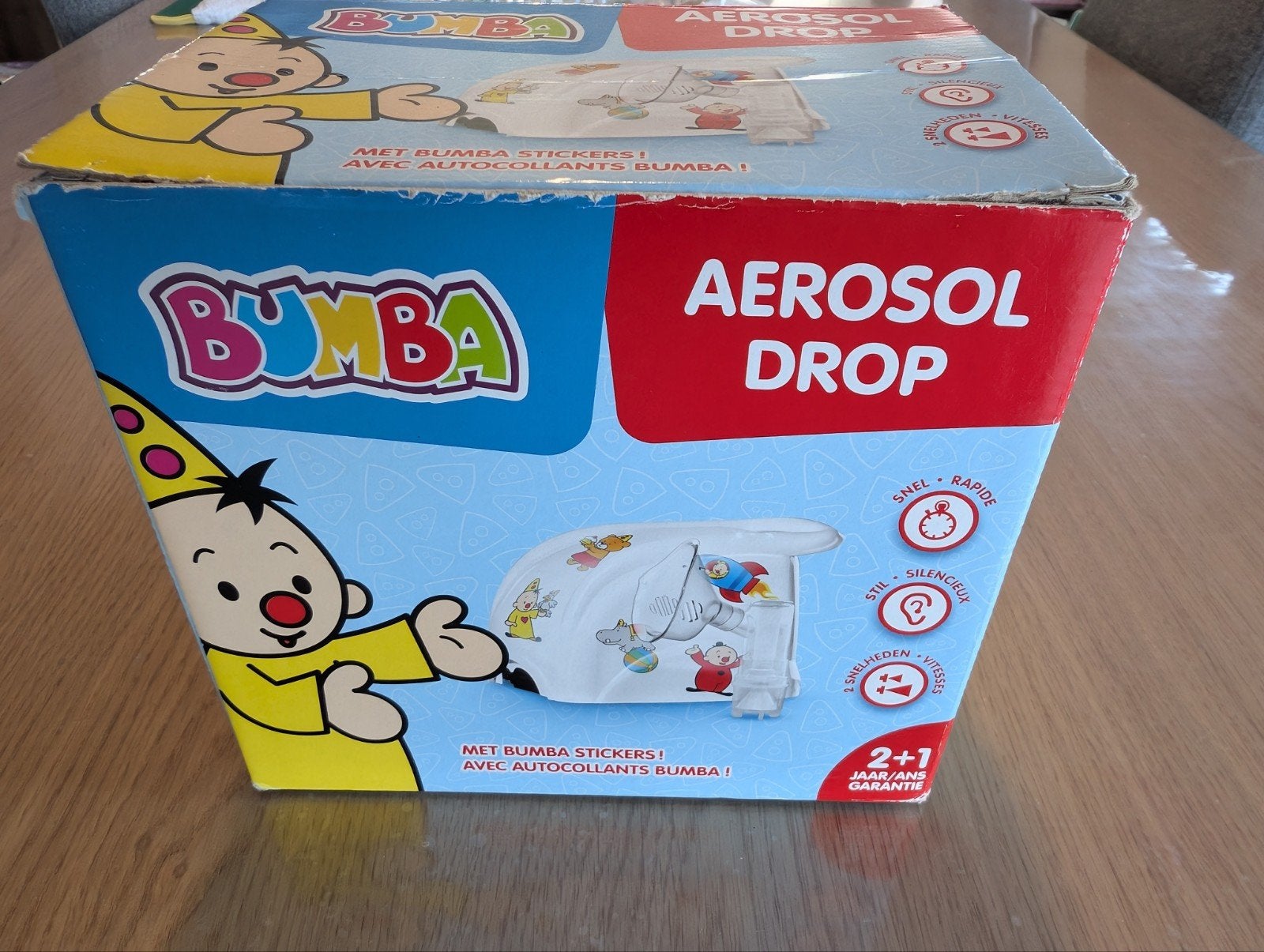 Aerosol Drop Bumba, Enlèvement, Utilisé