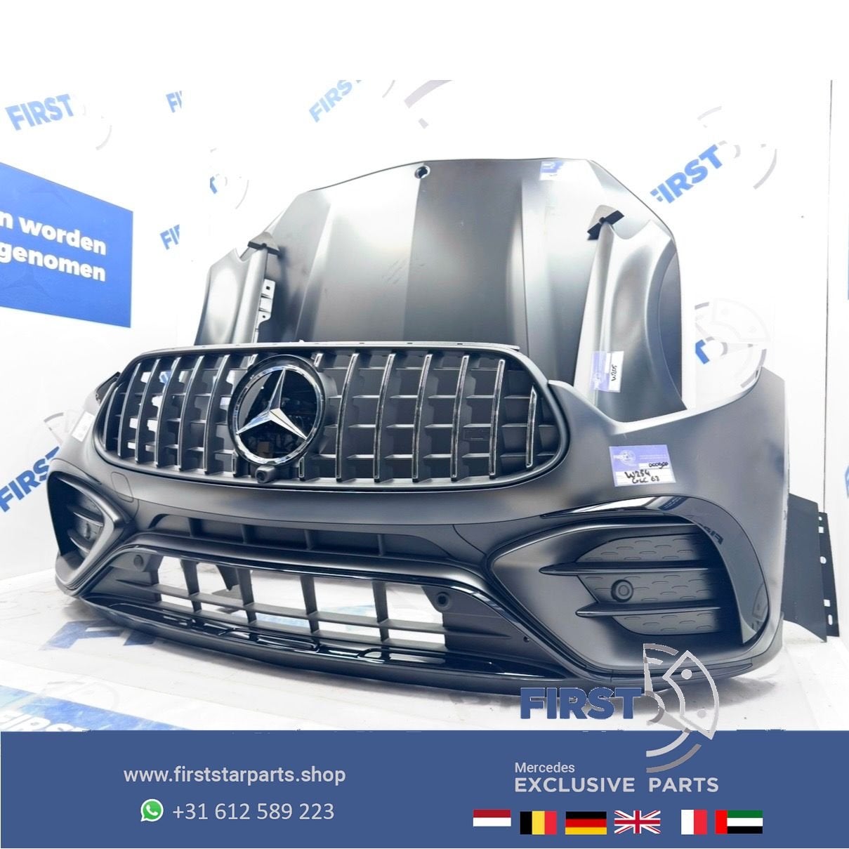 W254 GLC63 AMG VOORKOP FRONT FACELIFT GLC63S Mercedes GLC KL, Utilisé, -, Avant, -