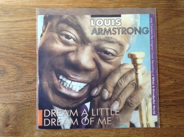 single louis armstrong, CD & DVD, Vinyles Singles, Housse de protection extérieure, Enlèvement ou Envoi, 7 inch, Jazz et Blues