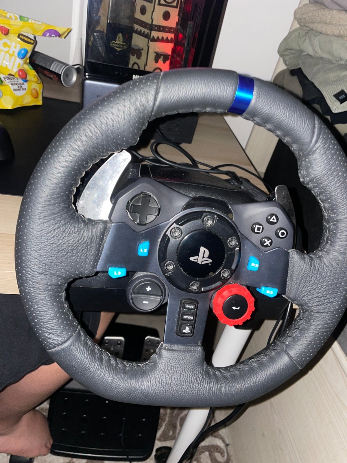 Logitech g29 + Force shifter, Games en Spelcomputers, Spelcomputers | Sony Consoles | Accessoires, Ophalen, Zo goed als nieuw
