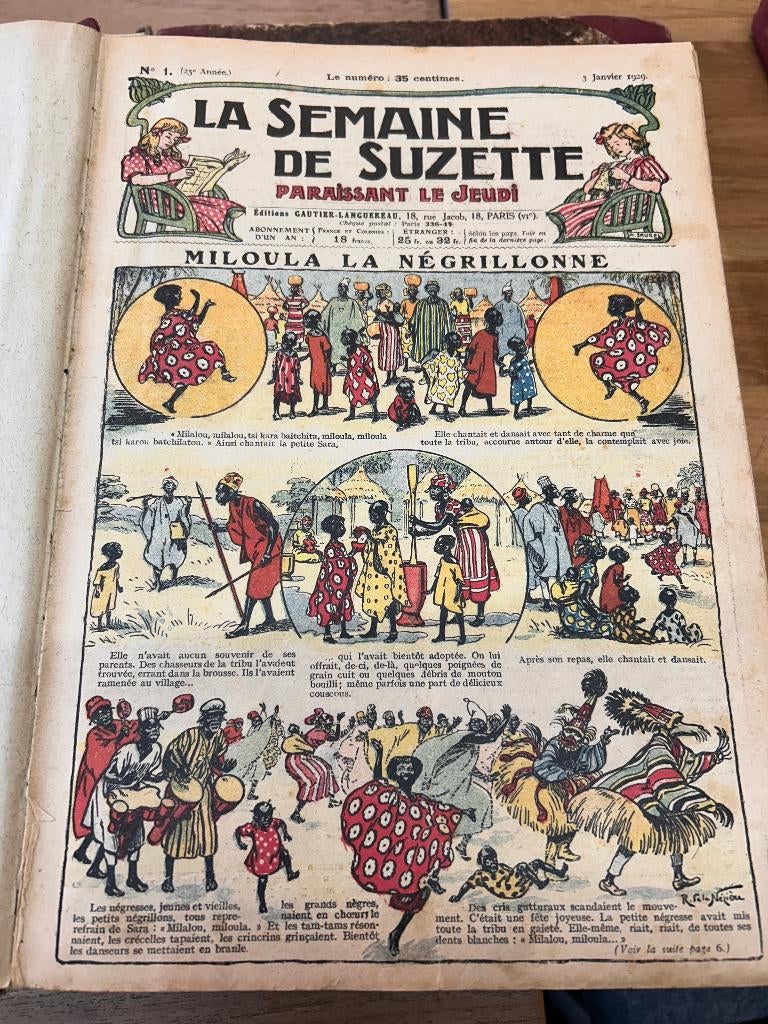 3 jaargangen La Semaine de suzette, Livres, Journaux & Revues, Utilisé, Magazine féminins, Enlèvement ou Envoi