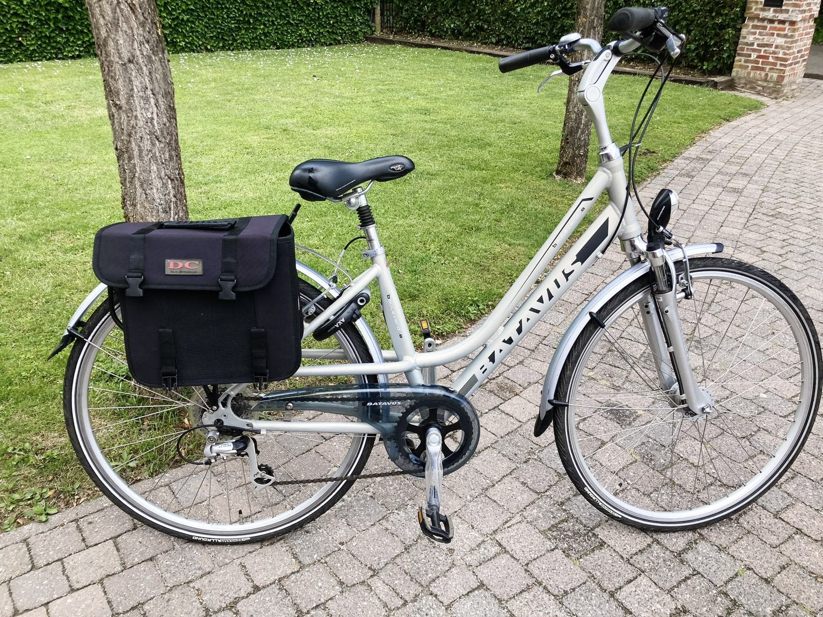 Batavus model Boulevard Dame titanium mat maat 28/44, Fietsen en Brommers, Ophalen, Zo goed als nieuw, Batavus