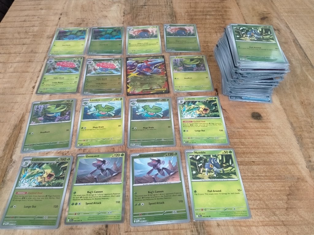 POKEMON COMPLETE BASE SET PFL ALLES GESLEEVED BOOSTERFRESH!, Enlèvement ou Envoi
