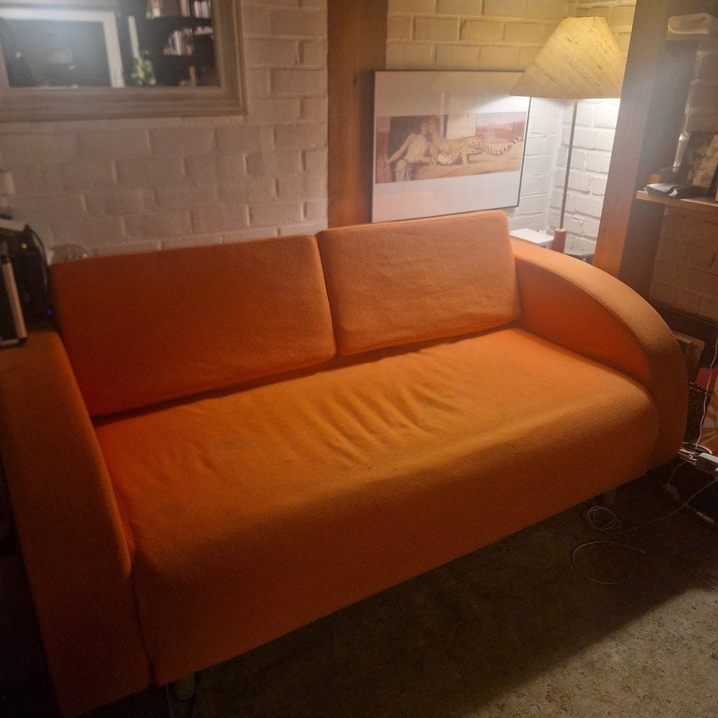 Urgent : A donner Canapé-Lit style année 70, Maison & Meubles, Enlèvement, Deux personnes