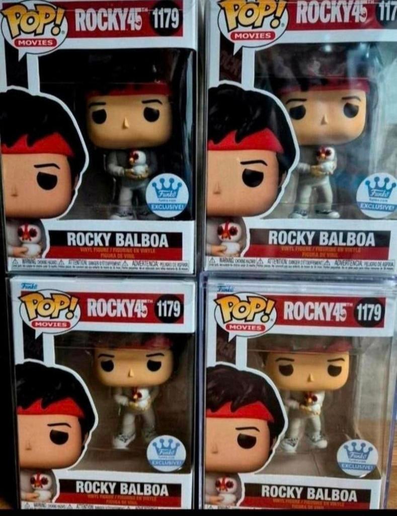 Rocky balboa with chicken exclusive funko pop, Ophalen of Verzenden