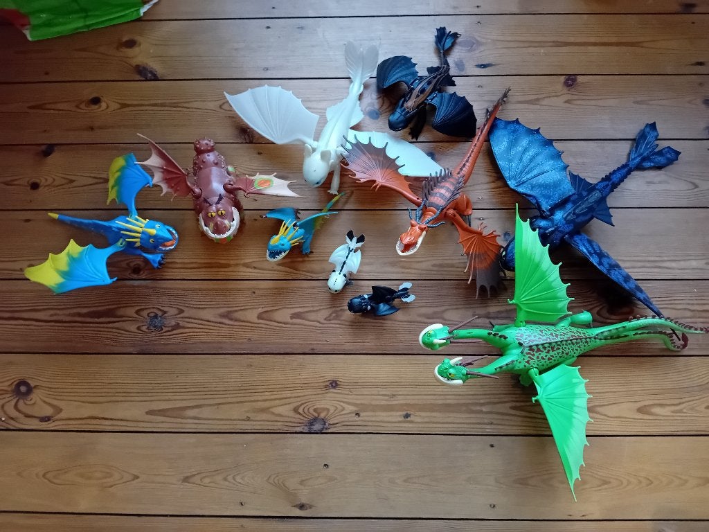 Playmobil Dragons, Spirit, motos, chevaliers..., Enlèvement, Comme neuf