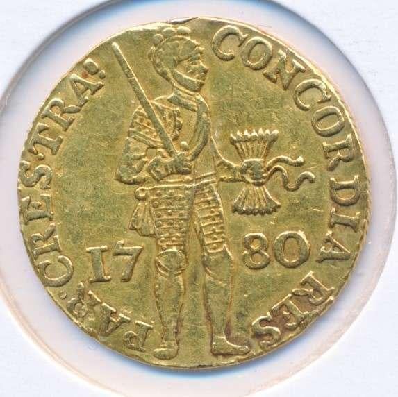 Utrecht Gouden Dukaat 1780, Ophalen of Verzenden, Goud
