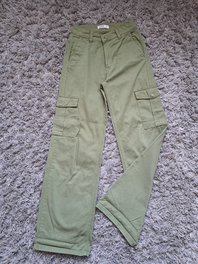 BROEK CARGO PULL&BEAR(maat 32), Ophalen, Zo goed als nieuw, Pull & Bear, Maat 34 (XS) of kleiner