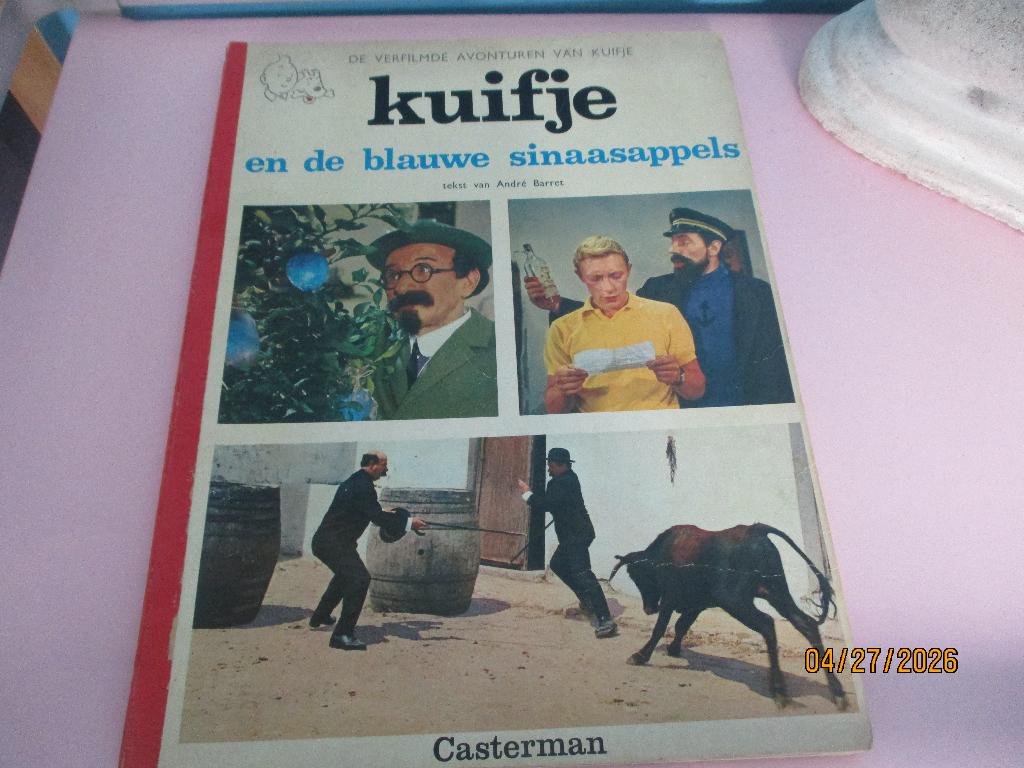 bande dessinée, l'aventure filmée, Tintin (1965), Enlèvement ou Envoi, Une BD, Utilisé, André barret