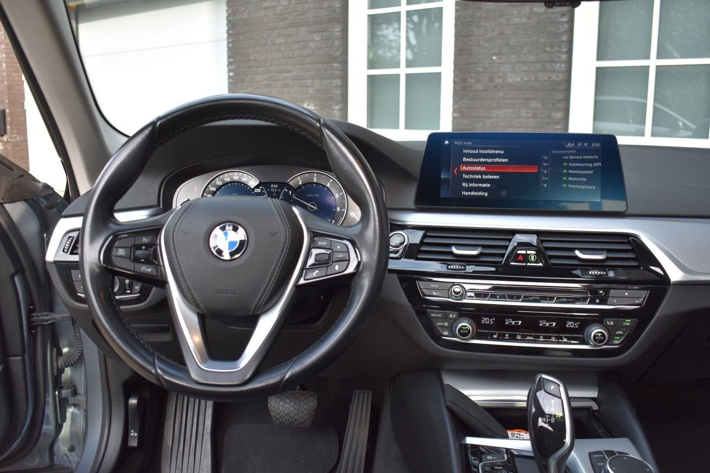 BMW 520 Schuifdak/Comfortstoelen Electr verstelbaar/ leder/S, Autos, Argent ou Gris, Entreprise, Berline, Automatique