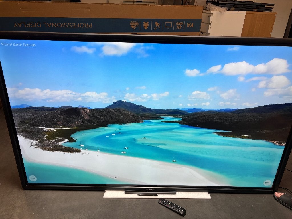 i3Touch E1086 4K interactive touchscreen 86“, TV, Hi-fi & Vidéo, Télévisions, Autres marques, LED, Enlèvement, Utilisé