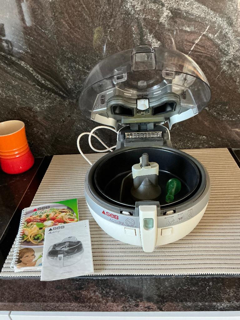 SEB airfryer en stoomkoker als nieuw !, Ophalen, Zo goed als nieuw