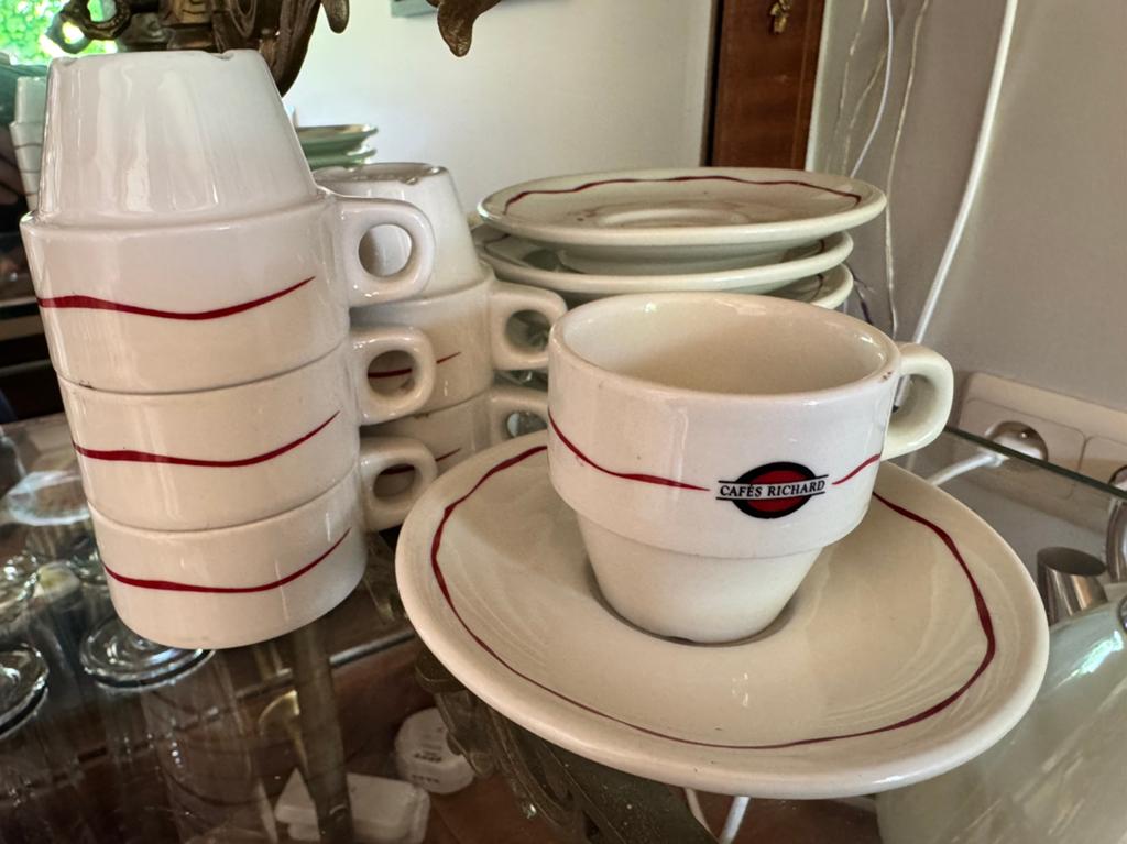 Espresso tassen, Ophalen