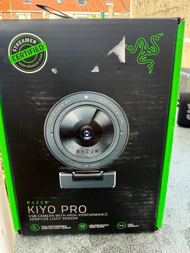 Razer Kiyo Pro, Informatique & Logiciels, Webcams, Enlèvement ou Envoi, Comme neuf, Micro, Windows