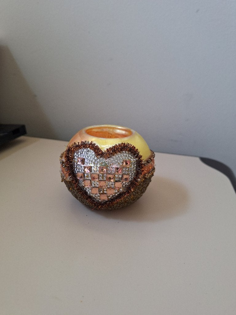 waxinelichtje hartje sfeerlicht, Enlèvement ou Envoi, Comme neuf, Chandelier