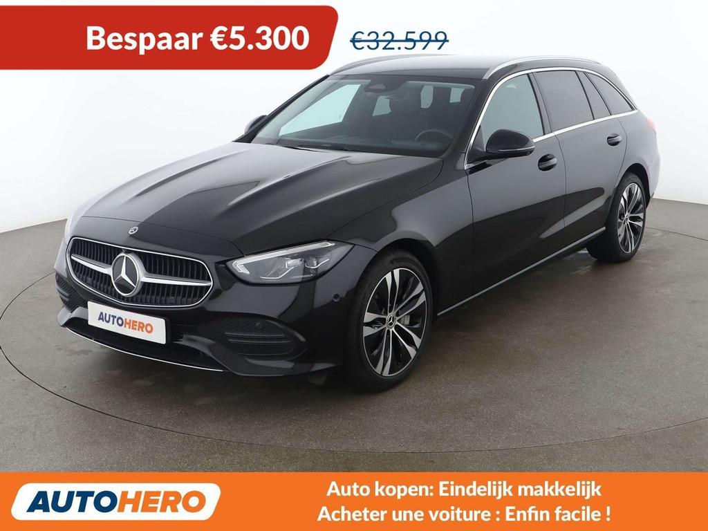 Mercedes-Benz C-Klasse 300 C 300 d Mild-Hybrid T Avantgarde, Auto's, Automaat, Achterwielaandrijving, Gebruikt, Zwart