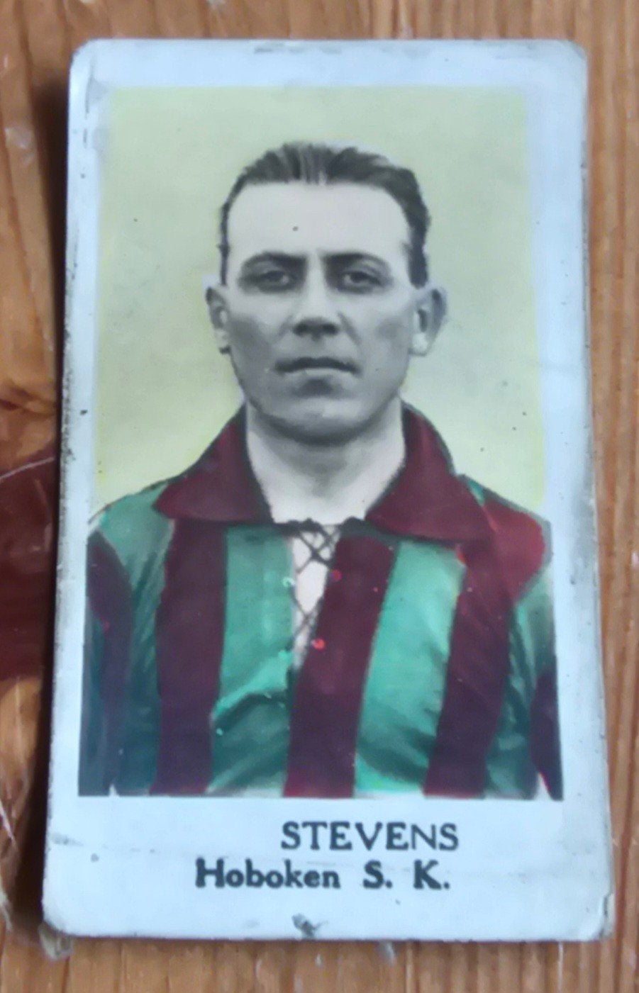 1932 Stevens (pre panini) Hoboken SK Chromo Voetbal!, Ophalen of Verzenden, Gebruikt, Plaatje