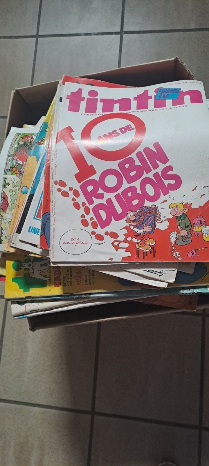 Gros lots de revue tintin spirou et Ras