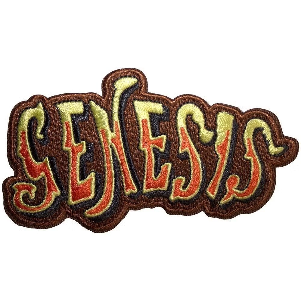 Genesis - Classic Logo Cut-Out Orange Patch off. merchandise, Collections, Enlèvement ou Envoi, Neuf