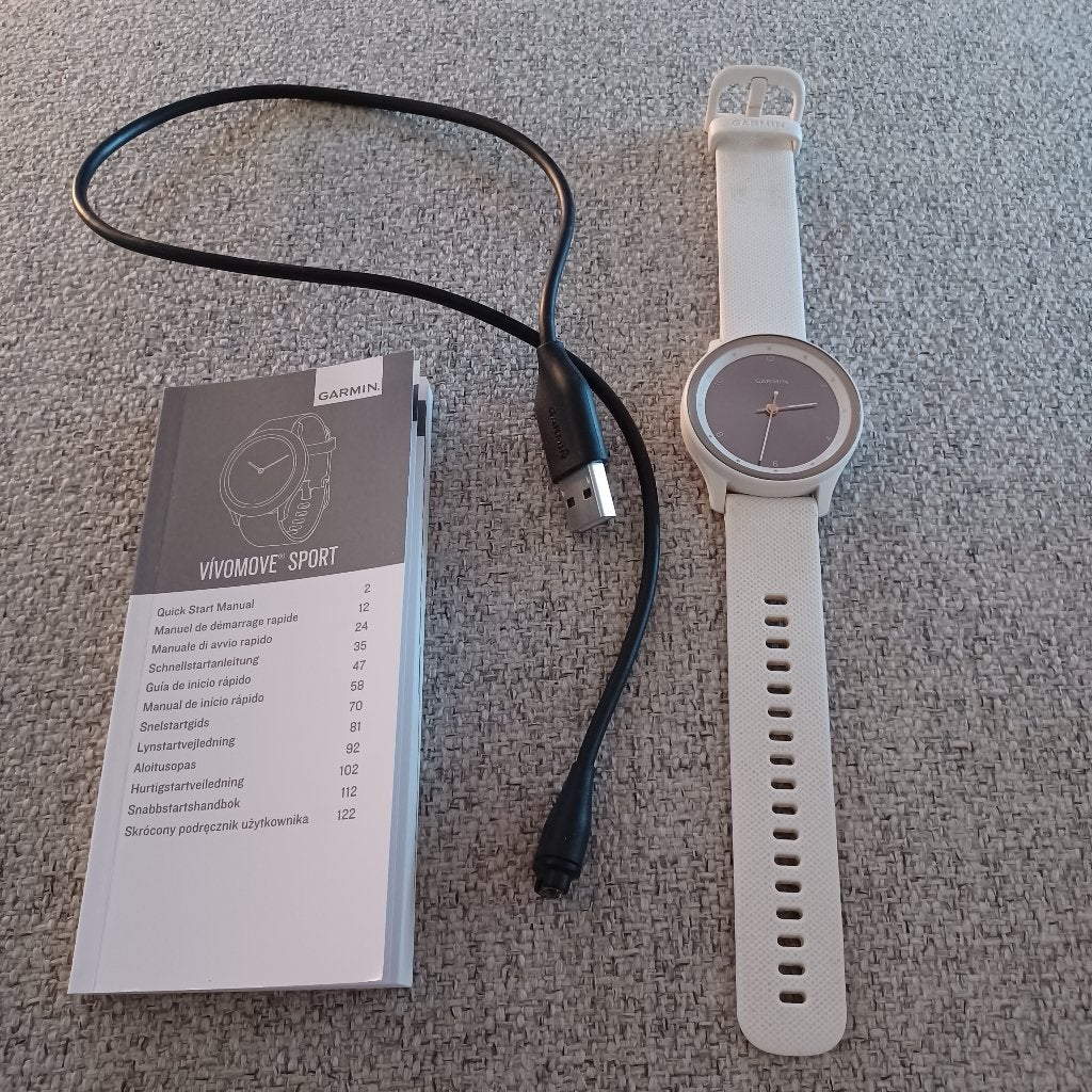 Garmin Vivomove Sport beige, Ophalen, Hoogte, Garmin
