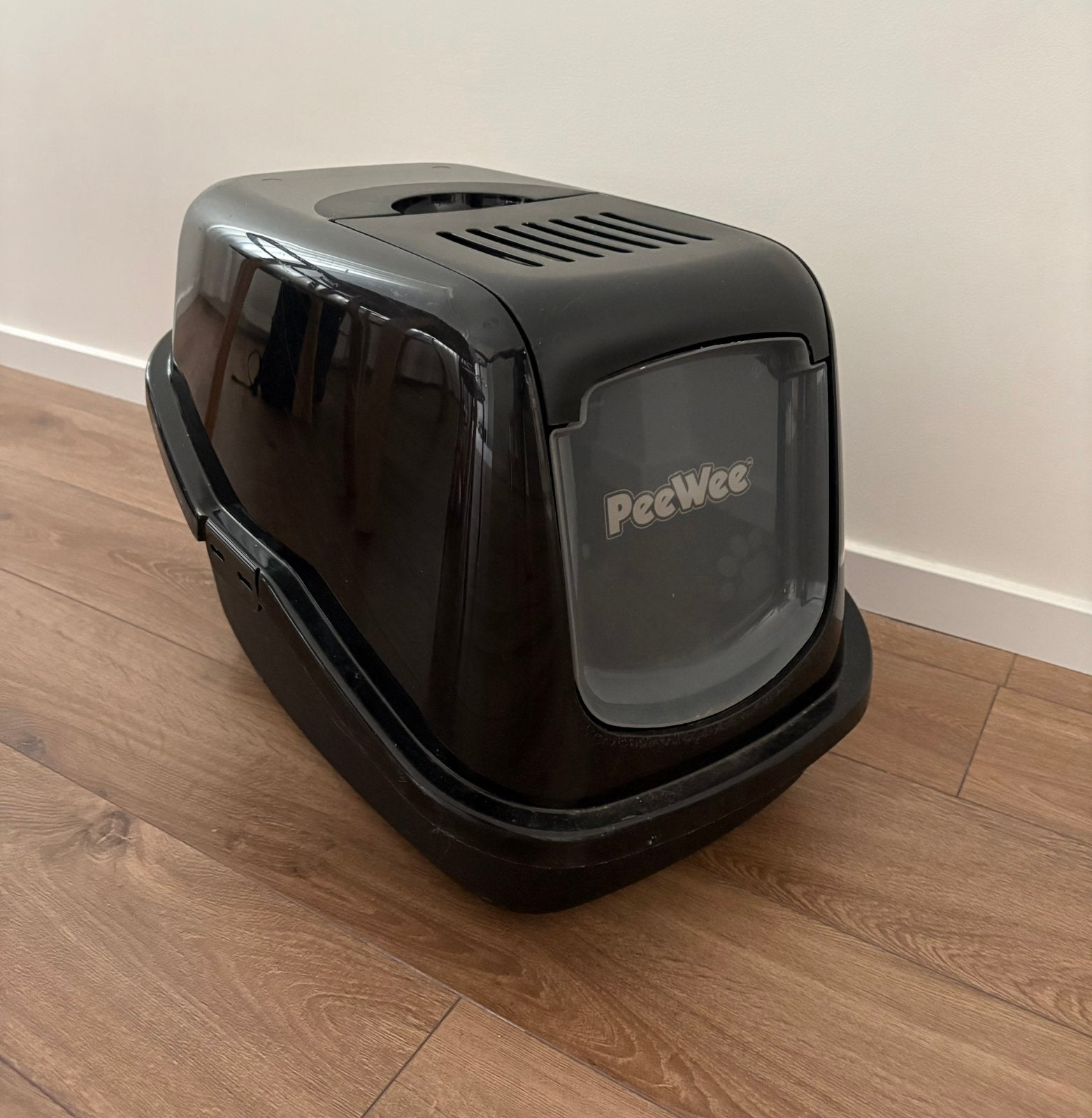 PeeWee kattenbak Ecohus incl schep en borstel, Ophalen, Gebruikt, Gesloten