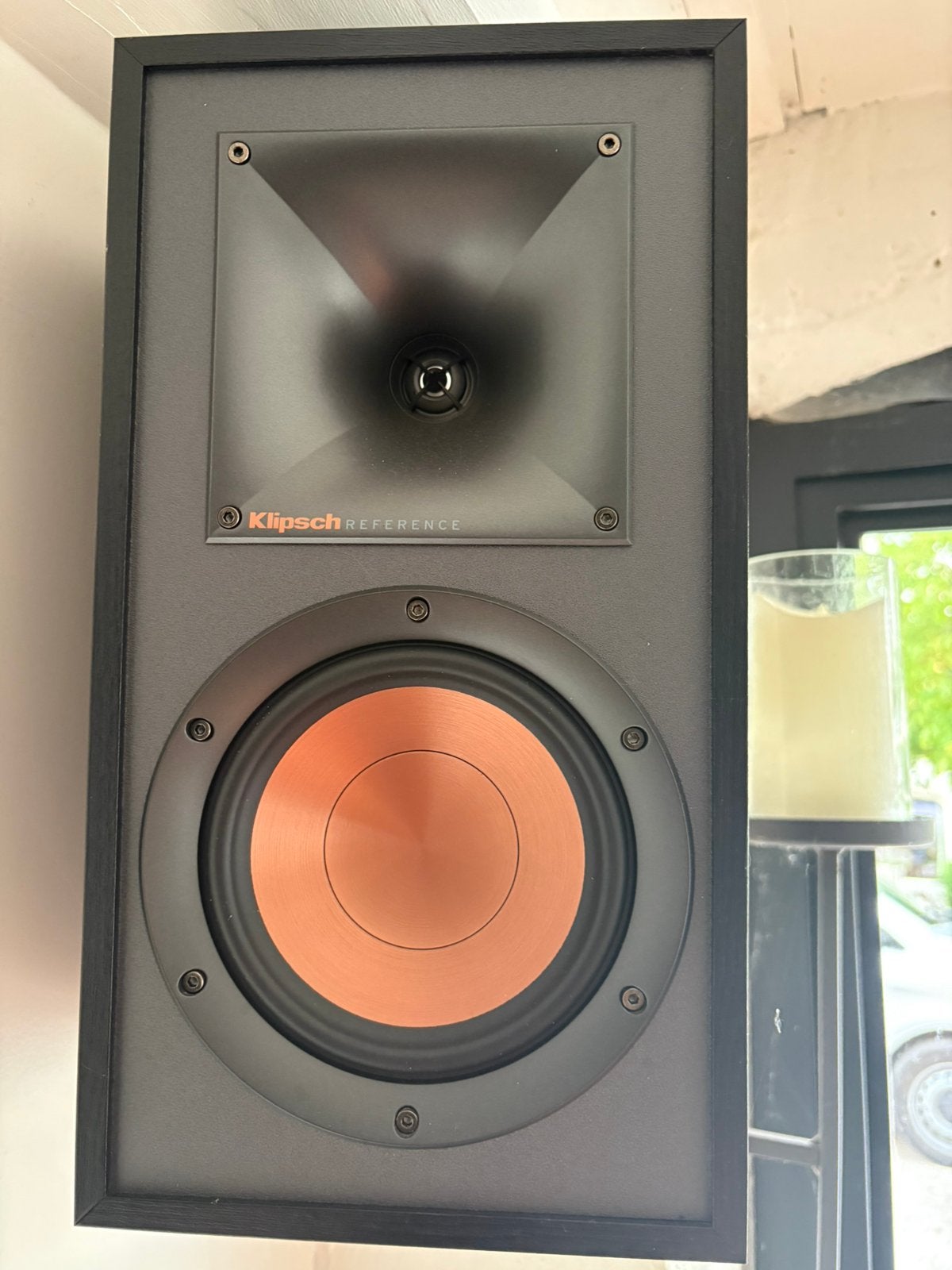Klipsch R-51 M, Audio, Tv en Foto, Luidsprekerboxen, Ophalen, Zo goed als nieuw, Front, Rear of Stereo speakers