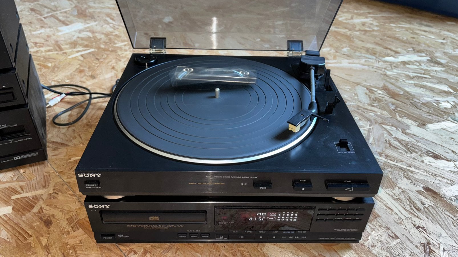 Chaine Hi-Fi Sony-Kenwood, TV, Hi-fi & Vidéo, Deck cassettes ou Lecteur-enregistreur de cassettes, Enlèvement, Utilisé, Composants en vrac