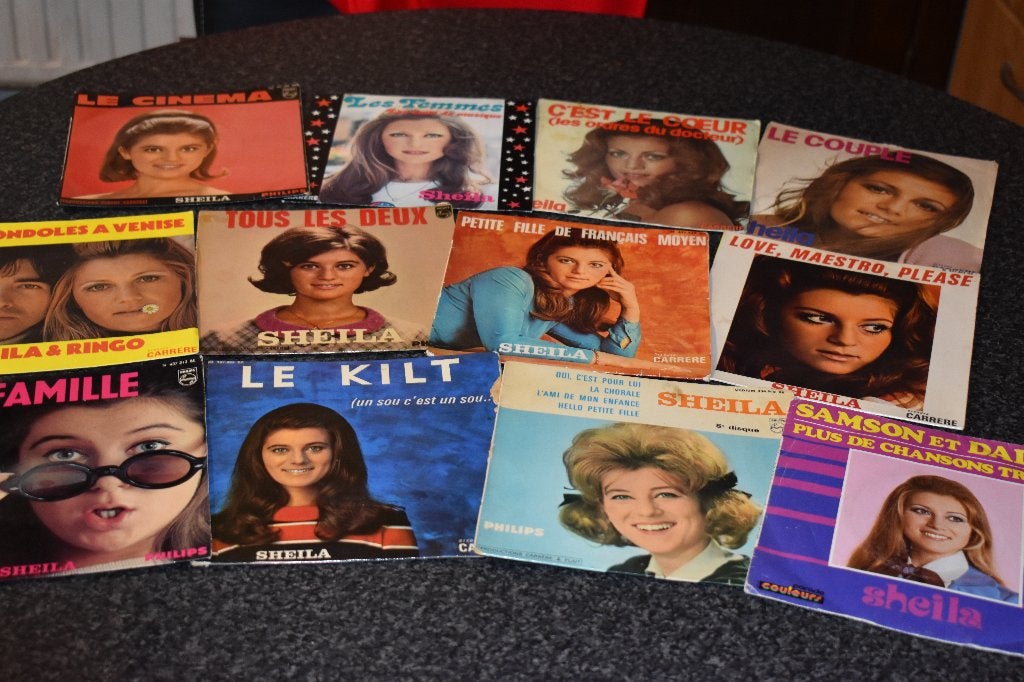 45t's en ook EP's van SHEILA, EP, Enlèvement ou Envoi, 1970 - 1979, Comme neuf