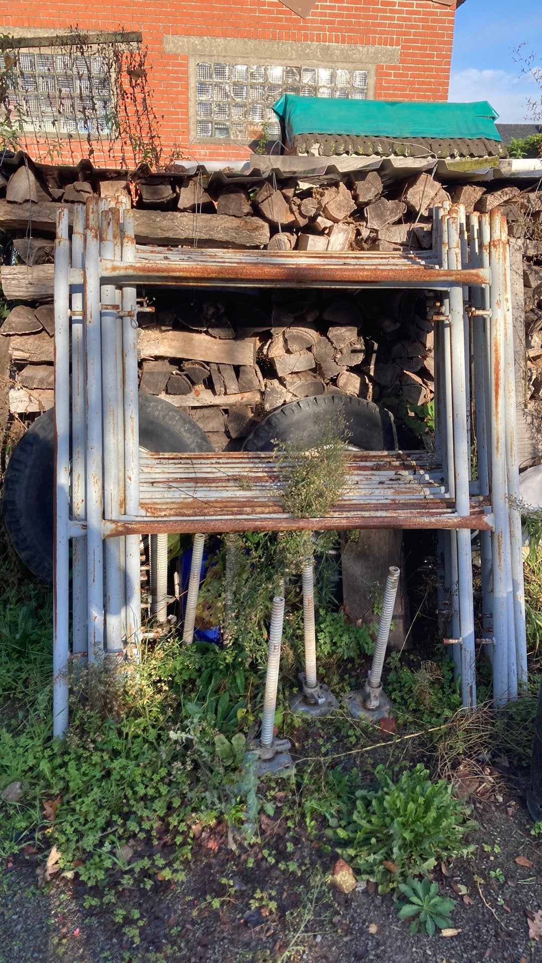 Buizen stelling, Doe-het-zelf en Bouw, Ophalen, Gebruikt