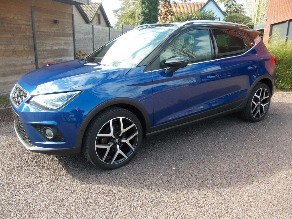 SEAT Arona Arona TSI 110PK FR DSG (EU6AP) AUTOMAAT - TOPSTAA, Commande vocale, Achat, Entreprise, Bleu