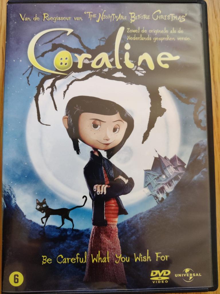 Coraline (2009) (Tim Burton, Henry Selick) Zeldzaam! DVD, Enlèvement ou Envoi