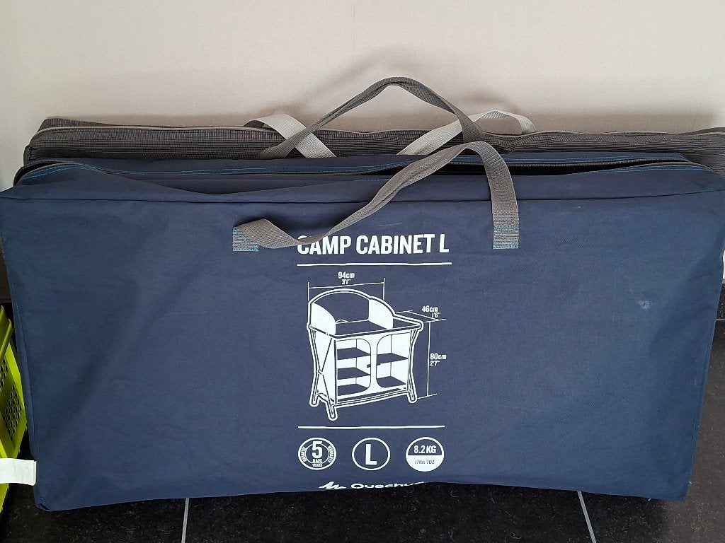 Camping kast Quechua, Caravanes & Camping, Enlèvement, Comme neuf, Armoire de camping