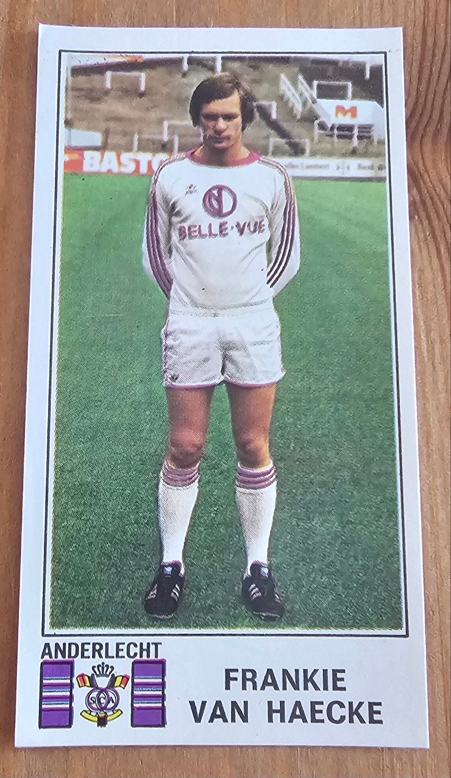 Panini Football 76 #20 Frankie Van Haecke Anderlecht Voetbal, Ophalen of Verzenden, Sticker